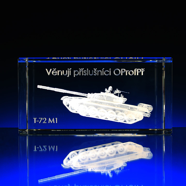 3D tank ve skle